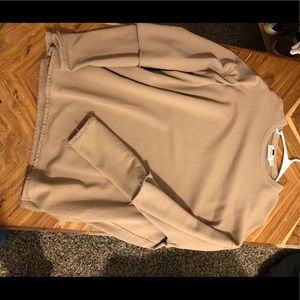 Topman frayed crew neck